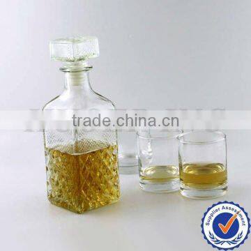 High Quality Machine Made Vodka Decanter