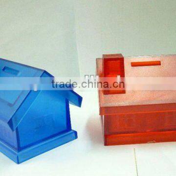 House Shape Plastic Money Bank