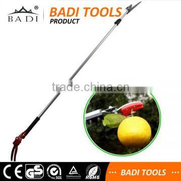 telescopic tree pole aluminum air pruner/fruit picking tool