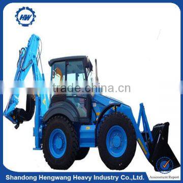 compact garden tractor with Front end loader and Backhoe/excavator