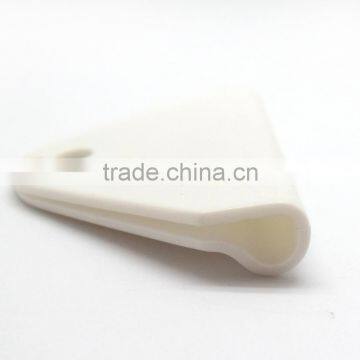 2" Plastic Chafe In White, Chafe Tab for Bags or Travelware, Nylon Flat Chafe Tab for Bag Accessories photo-6