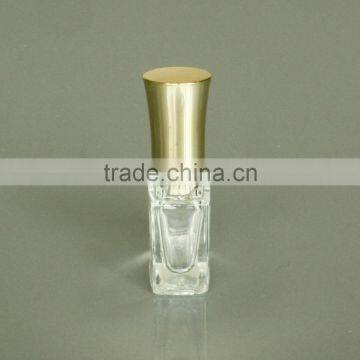 10ml Square Empty Nail Polish Bottle With Gold Cap photo-2