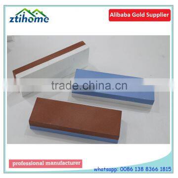 white corundum abrasive sharpening stone Dual Color for Knives