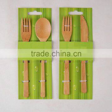 2015 New Fashionable Bamboo Knife.fork& Spoon Set