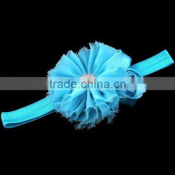 Chiffon Flower and Satin Rose Flower Headband for Kids Hair Accessories photo-3