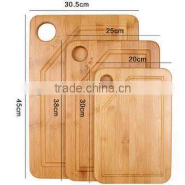 Innovative Product Different Size 3 Piece Bamboo Cutting Board Set photo-2