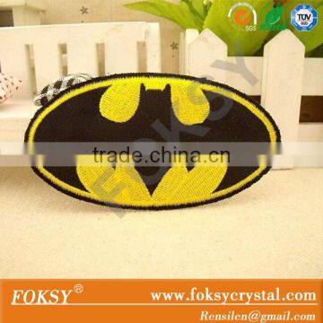 Bat Man Embroidered Cartoon design iron on patch wholesale