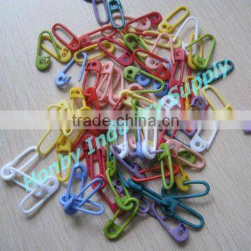 30mm Coloured Knitting Plastic Safety Pin Used in Stitch Makrer