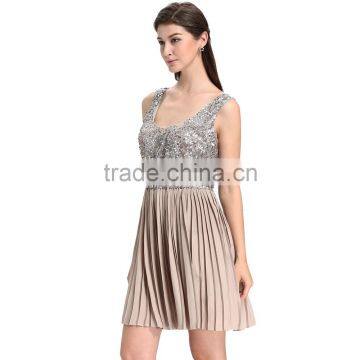 2017 Cloth Woman Short Summer Sequin Dress photo-5