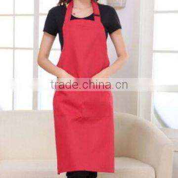 Barista double pocket blank work Advertising apron , stain sleeveless Advertisement apron