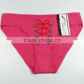 Hot Selling Underwear Fancy Printed Girls Briefs Cotton Women's Panties photo-4