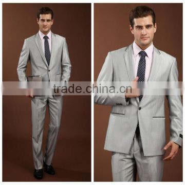 2015 latest design clothing 2 piece coat pant men suit