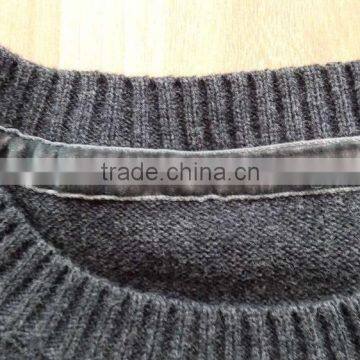 High Quality Kids Children 100% Pure Cotton Plain Elbow Patch Sweater(DK22F) photo-5