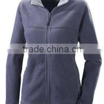 promotion ladies polar fleece jacket full zip