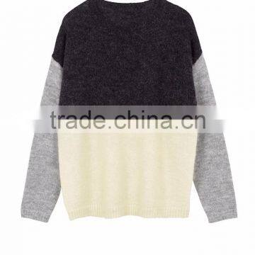 Ladies Knitwear Plus Size Custom Own Logo Mixed Colors Sweaters Last Design Cable Knit Dress photo-4