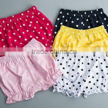 Polka Dots Elastic Bloomer Summer Children Clothes Summer Apparel Garments