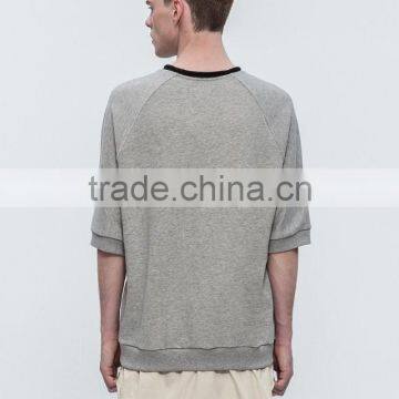 2017 Wholesale Factory Price Short Sleeve Sweatshirt White t Shirt photo-3