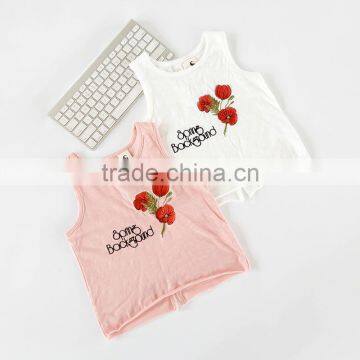 S17105A Children Clothes Baby Girls' Summer Vest photo-4