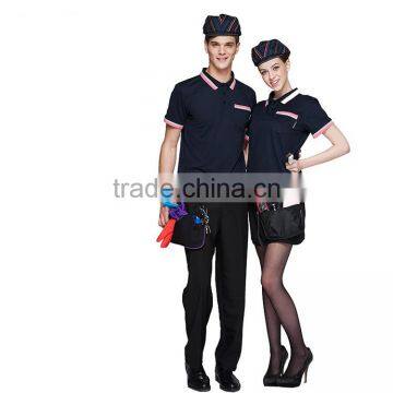 China Uniform Factory Restaurant Polo Shirt Waiter Work Wear photo-5