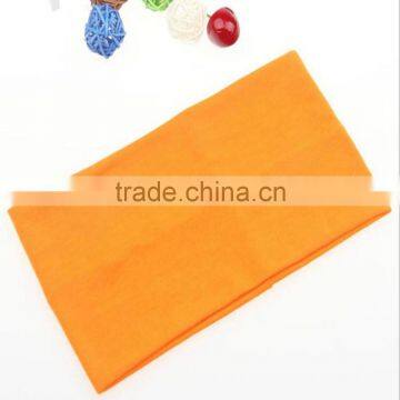 Candy Color Women Yoga Wide Elastic Towel Headband In Stock photo-5