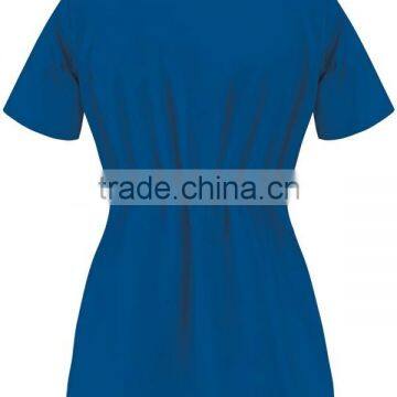 New Inset V-Neck Four Pocket Scrub Top With Back Elastic photo-4