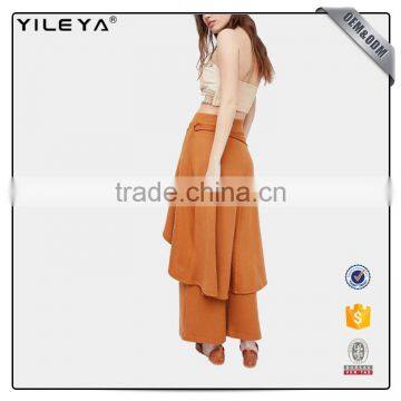 Ruffles Loose Pants Woman Pants photo-3