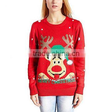 Fashion Casual Christmas Sweater Knitting Patterns Adult Cute Jumper photo-2