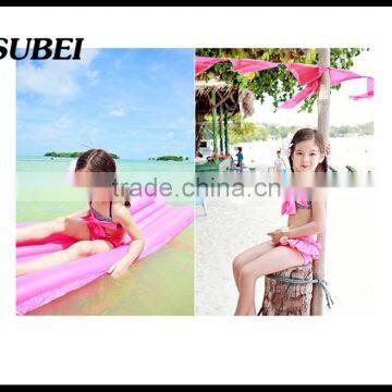 2016 Children Swimsuit Floral Bikini Girls Swimwear Three-piece Floral Bikini photo-5