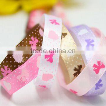 Hi-ana Ribbon 175 Chevron Printed Grosgrain Ribbon Cheer Bow Ribbon photo-2