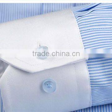 Band Collar Long Sleeve French Cuff 100% Cotton Mans Shirts photo-6