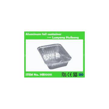 Aluminum foil container for food packaging