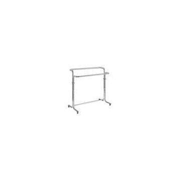 Promotional Stainless Steel Free Standing Clothes Rack For Supermarket