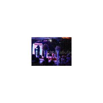 Fireproof Flexible LED Curtain Lights For Weddings , 8CH DJ  LED Star Cloth