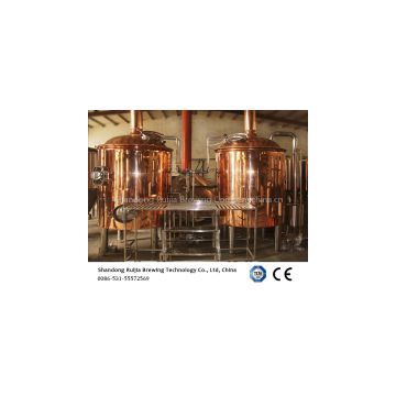 1000L commercial red copper beer brewery equipment for sale