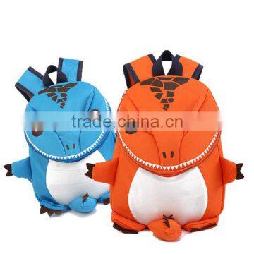 book bag cartoon 3D little dinosaur clear funny backpack for kids S64006