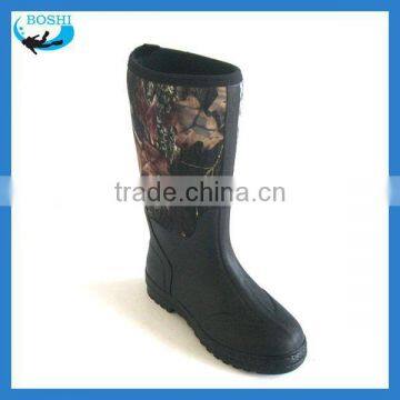 military wear-resistance comfortable boot Camouflage Inner neoprene shoes for hunters