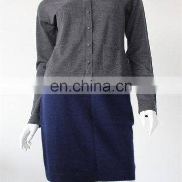 slim fit 12gg flat knit pure cashmere pencil skirt