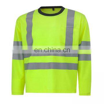 Hot Sale Cheap Price of 100% Cotton Safety hi Vis Work Polo t Shirts With Reflective Tape Polo Shirt