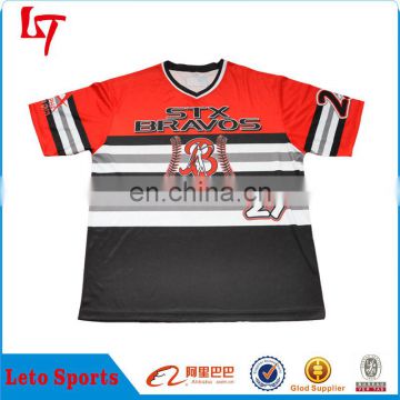 Fashion Baseball Jersey Custom Full Dye Sublimation Baseball T-Shirt