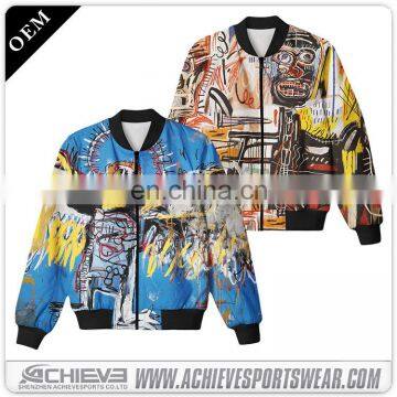 Custom Wholesale Man Woman Winter Varsity Jacket Bomber Jacket photo-5