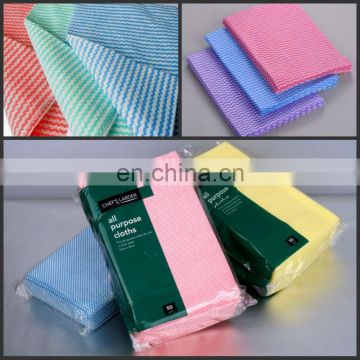 wiping cloth/color non woven cellulose wipes/polybag packing with sticker non-woven wipes/spunlace non-woven celllulose fabric