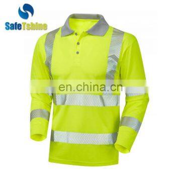 high visibility new design cheap long sleeve Polo shirt