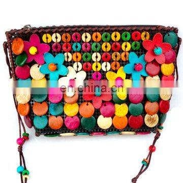 Flower Deco Beautiful Design Girls Summer Coconut Messenger photo-6