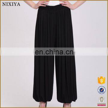 2016 Casual Women Wide Leg Pants Fashion High Waist Ladies Pants