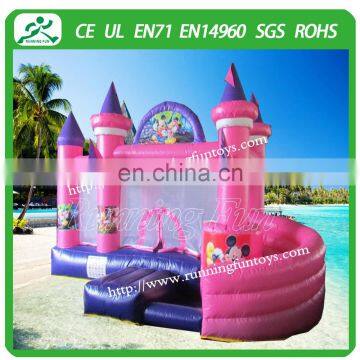 Happy inflatable princess bouncer bouncy house princess castle combo