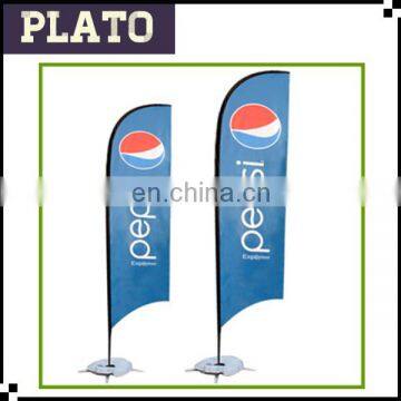 Pepsi advertising beach flag/knife shape banner for sale