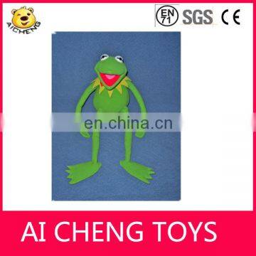 Lovely plush frog toy with long hands and legs