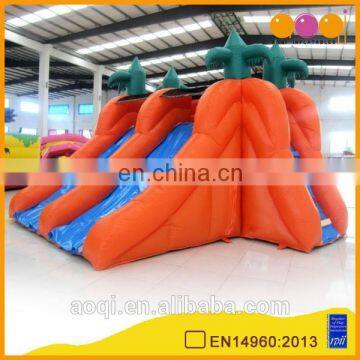 AOQI kids toy inflatable water slide giant double lane slide playground