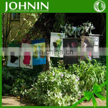 Iron stand high quality vivid color durable decorative garden flag