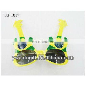 Brazil Flag Guitar Sunglasses